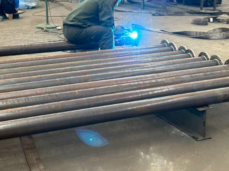菏泽20#无缝注浆管加工108*6钢花管棚管